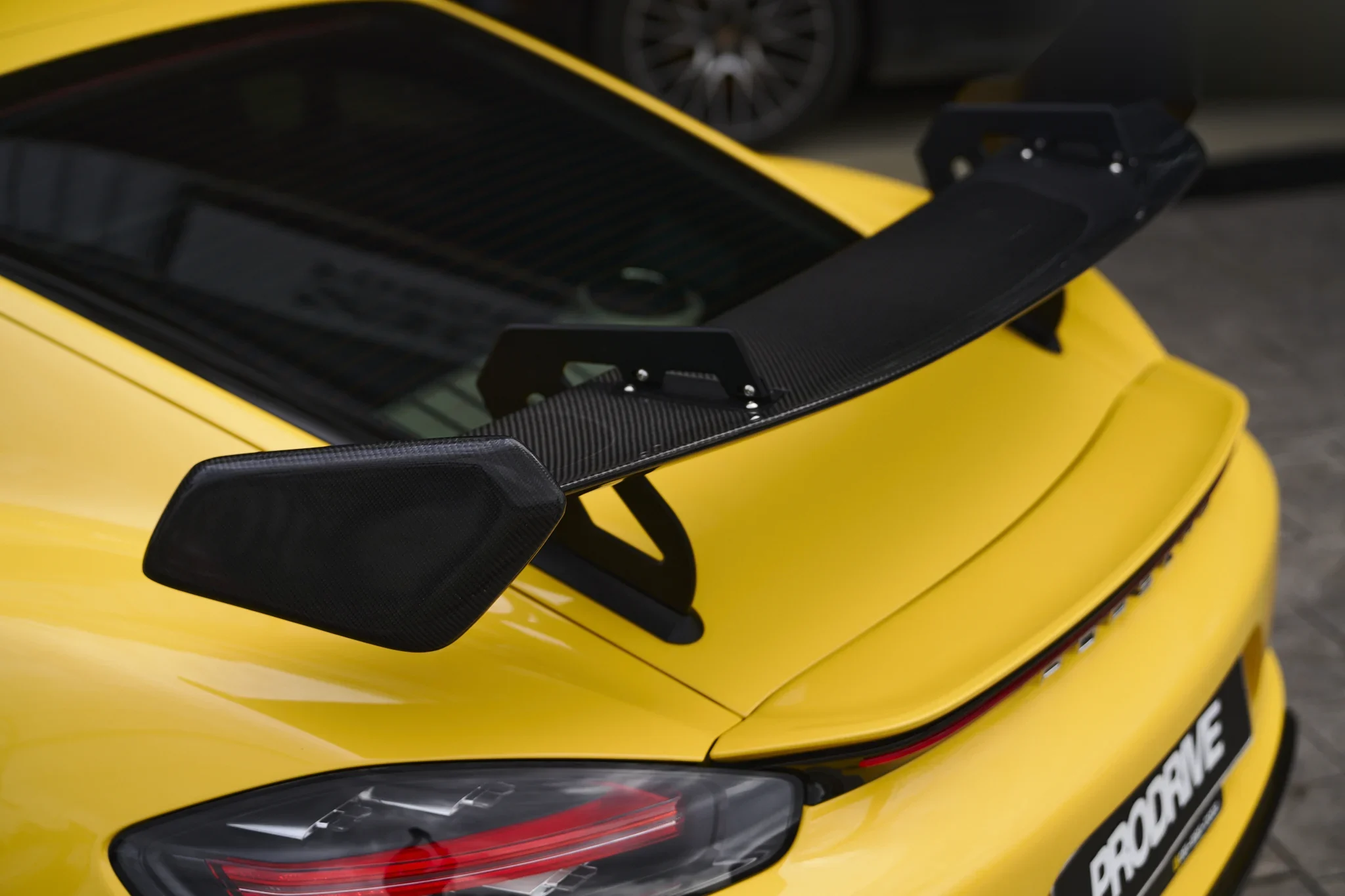 ชุดแต่ง PORSCHE 718 Porsche Cayman 718 x GT4 Style Wing (คาร์บอน) Prodrive Shop ภาพ 9