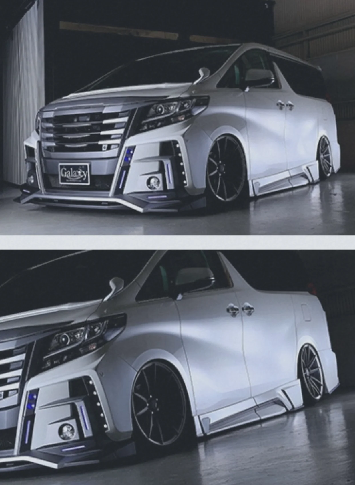 ชุดแต่ง Toyota Alphard AH30 2015 2018 Black Pearl