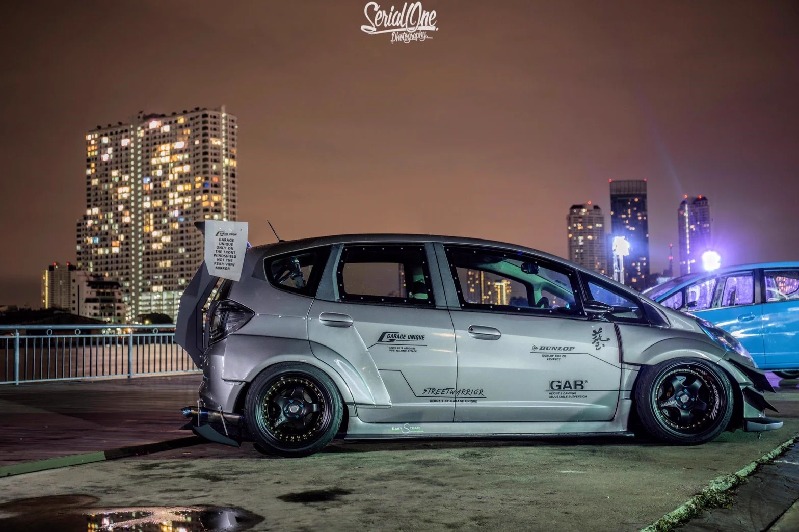 รูปชุดแต่ง ชุดแต่ง Honda Jazz GE 2008 2013 Wide Body V.2 ภาพที่ 5