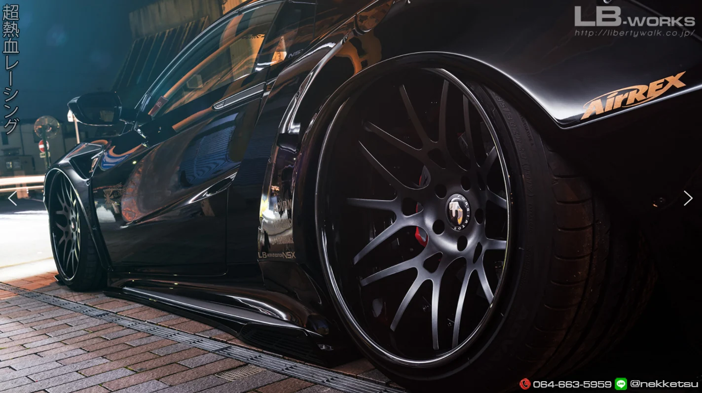 รูปชุดแต่ง ชุดแต่ง Honda NSX NC1 LB WORK ภาพที่ 7