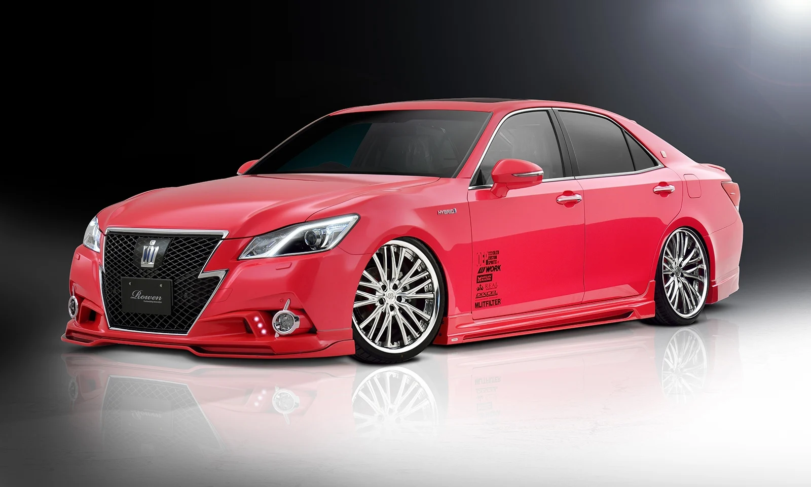 ชุดแต่ง TOYOTA 210 CROWN ATHLETE MODEL GRS210/GRS214/AWS210 2012.12~2015.09 Rowen Japan ภาพ 1