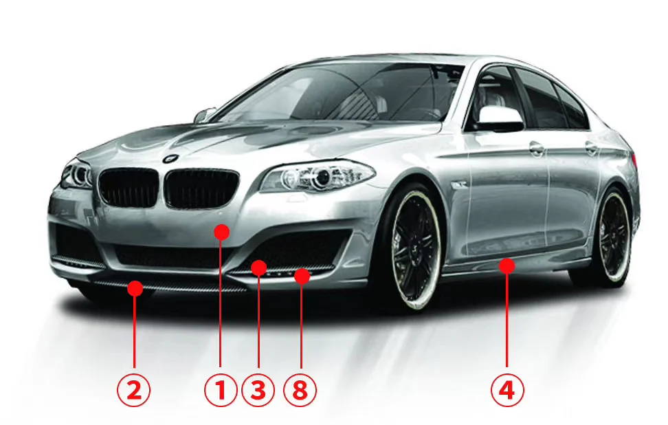 รูปชุดแต่ง ชุดแต่ง BMW Series5 F10 F11 2010 2017 LM Designs ภาพที่ 2