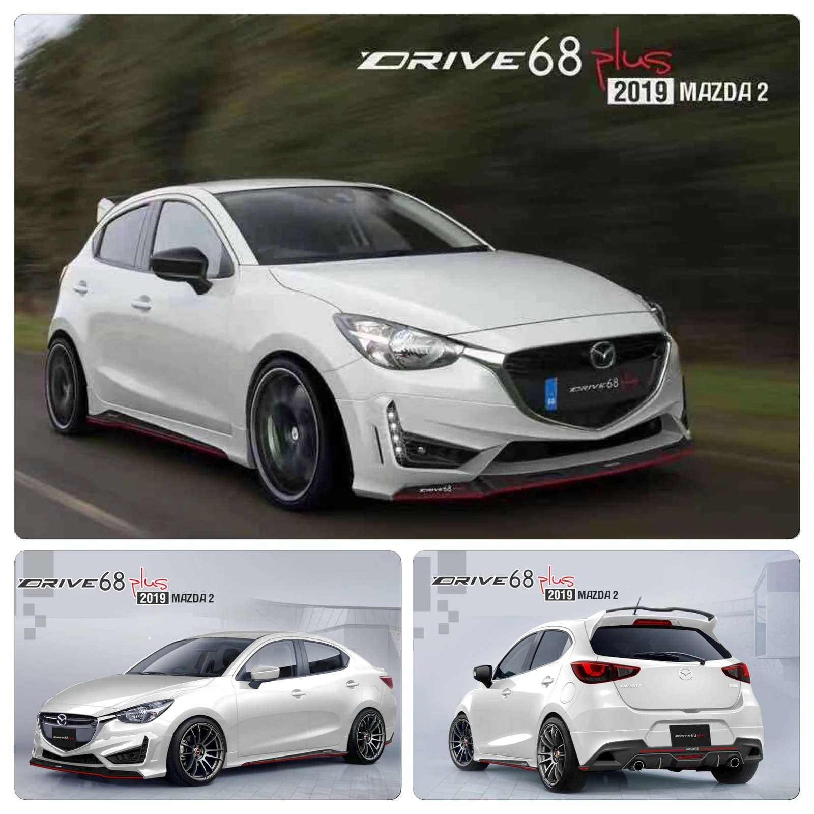 รูปชุดแต่ง ชุดแต่ง Mazda Mazda2 2015 2018 skyactiv Drive 68 plus ภาพที่ 4