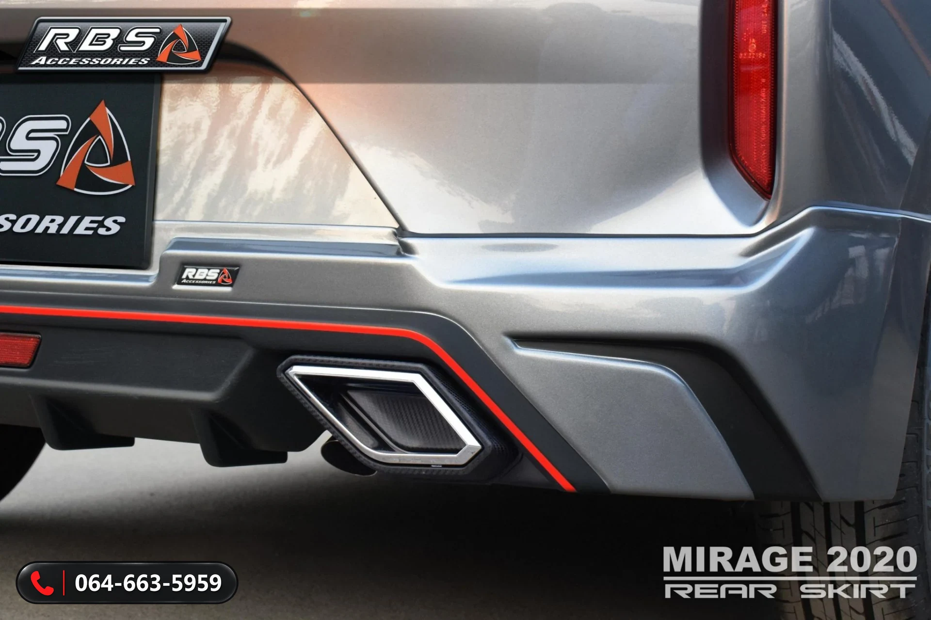ชุดแต่ง MITSUBISHI MIRAGE 2020 IDEO SPEED RBS ภาพ 7