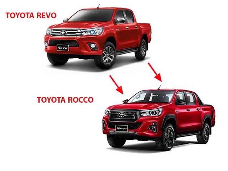 ชุดแต่ง Toyota Hilux Revo 2015 2019 แปลง Revo เป็น Rocco