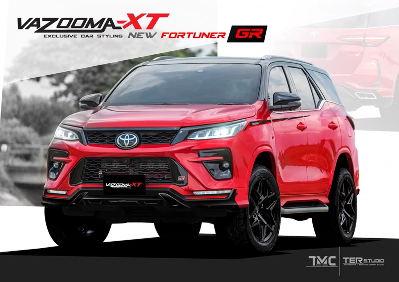 รูปชุดแต่ง ชุดแต่ง Toyota Fortuner 2020 2024 Drive 68 Vazooma XT GR ภาพที่ 1