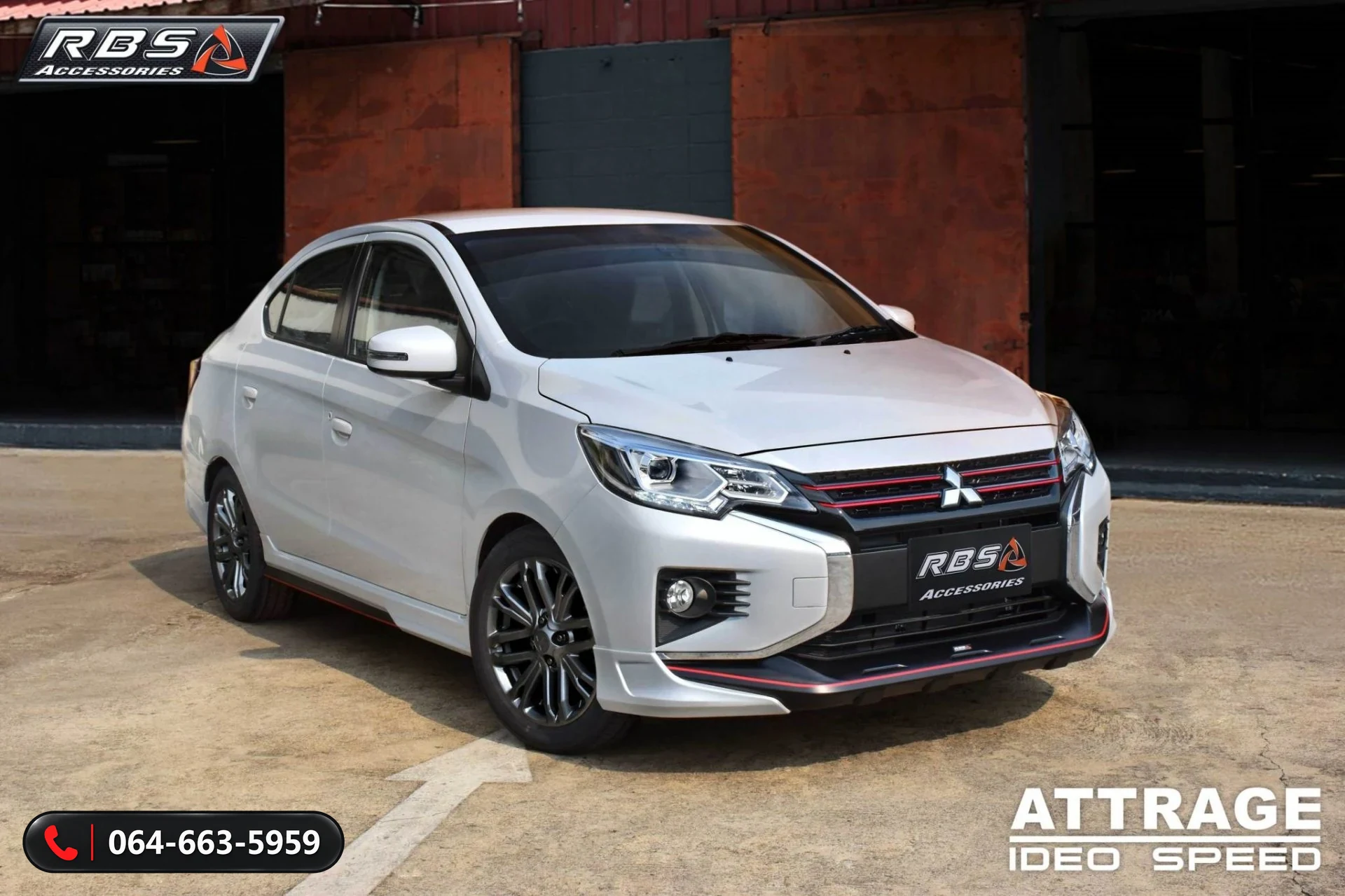ชุดแต่ง MITSUBISHI ATTRAGE 2020 IDEO SPEED RBS ภาพ 2
