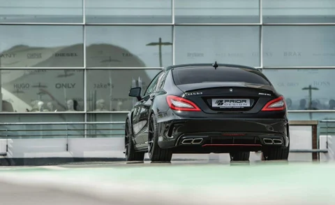 ดิฟฟิวเซอร์หลัง Prior Design PDV4 Diffusor for PDV4 Rear Bumper - Mercedes CLS C218 ภาพสินค้าที่เลือก