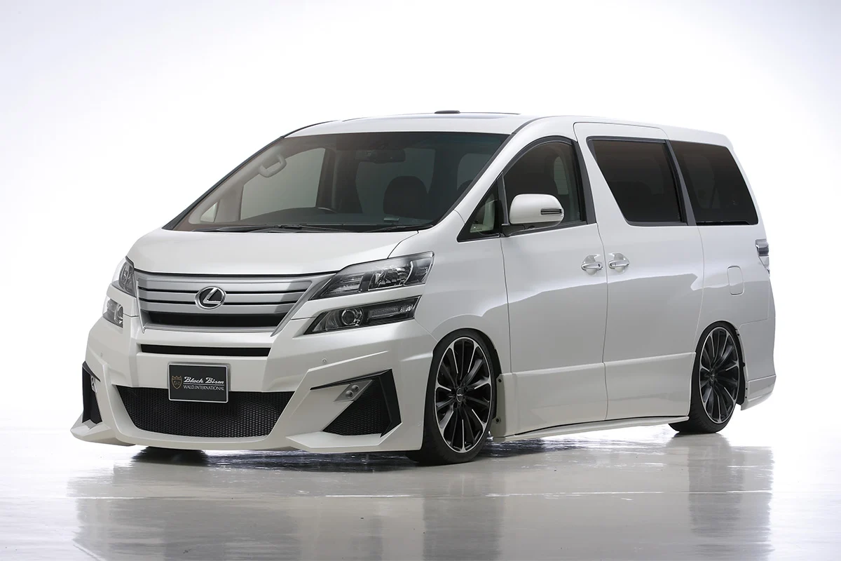 ชุดแต่ง TOYOTA VELLFIRE WALD Japan สปอร์ตไลน์ แบล็กไบซัน เอดิชัน COMBINATION KIT ภาพ 4