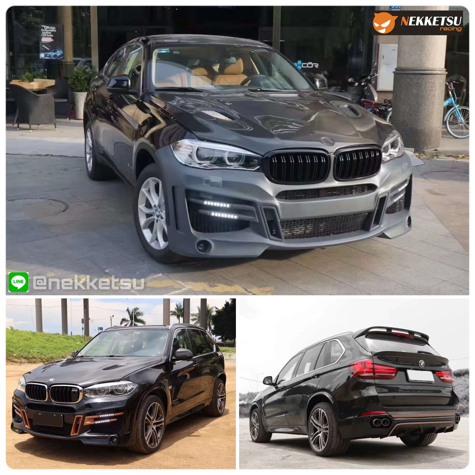 ชุดแต่ง BMW X5 F15 2017 2019 Lumma non wide