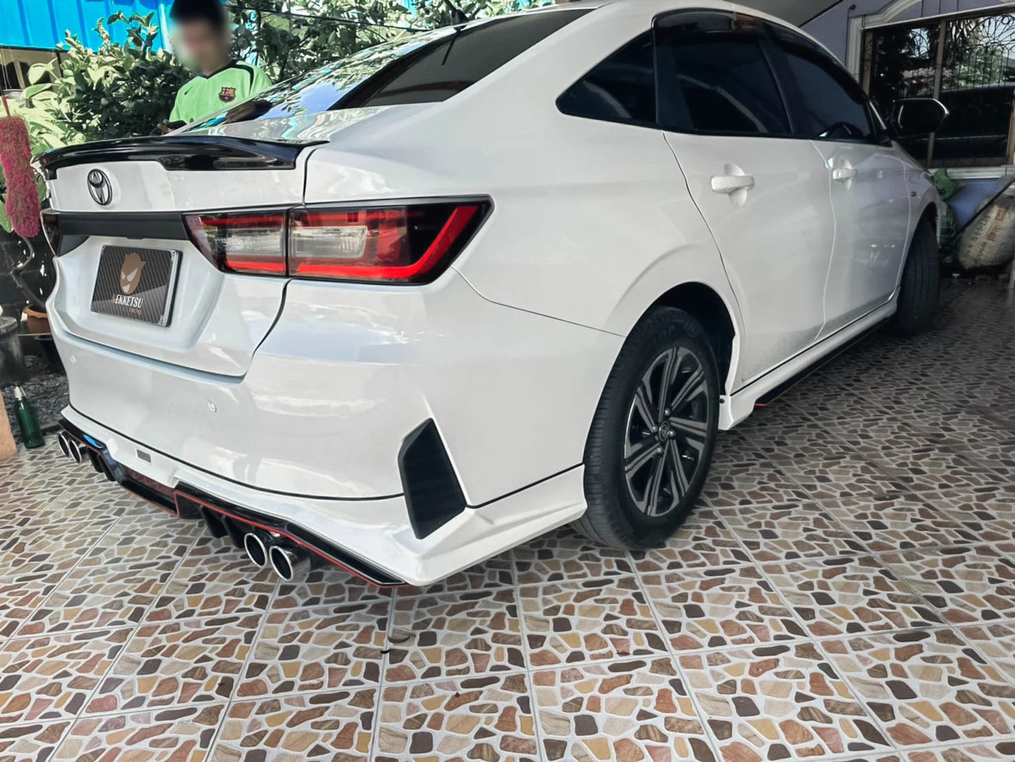 รูปชุดแต่ง ชุดแต่ง Toyota Yaris Ativ 24 26 SP01 4ประตู ภาพที่ 3