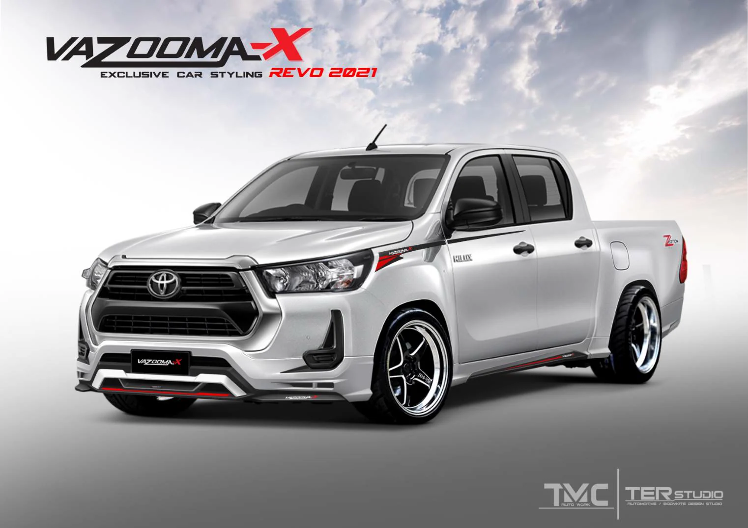 รูปชุดแต่ง ชุดแต่ง Toyota Hilux Revo 2020 2024 Vazooma X 2020 4 ประตู ภาพที่ 4