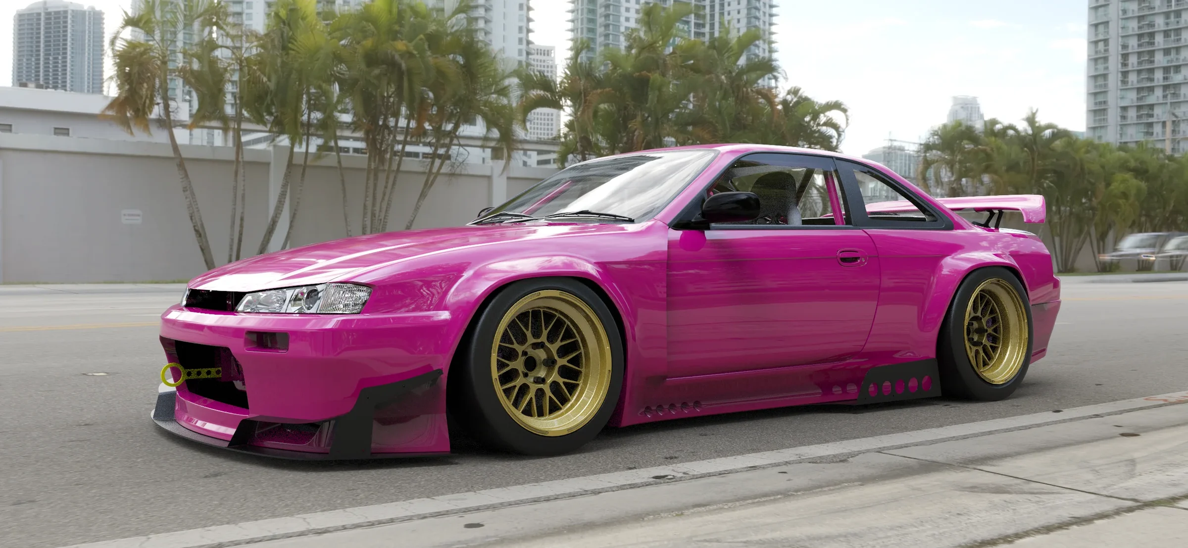 คานาร์ดข้าง (ชิ้นแยก) - V3.5 NISSAN Silvia [S14] Pandem ภาพสินค้าที่เลือก