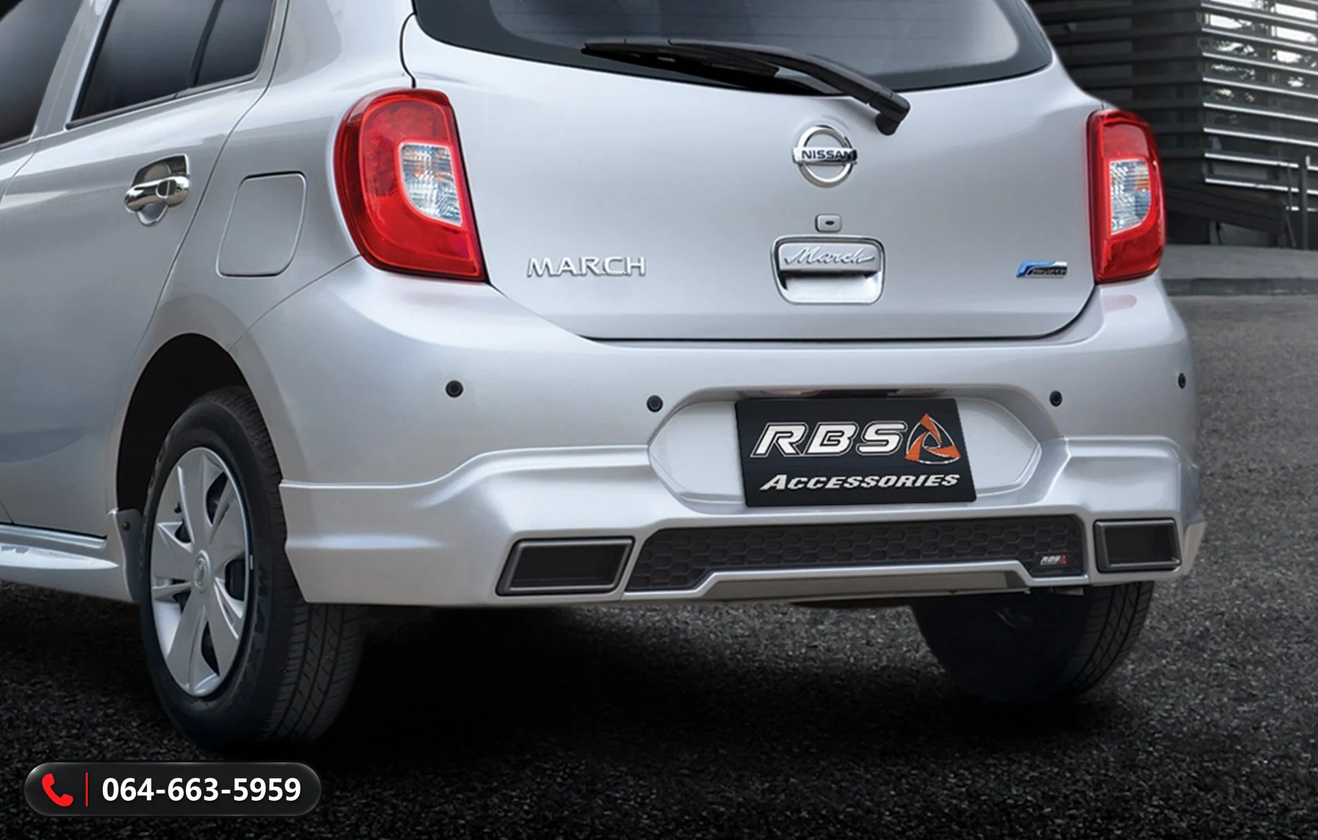 ชุดแต่ง NISSAN MARCH 2013 RBS ภาพ 6