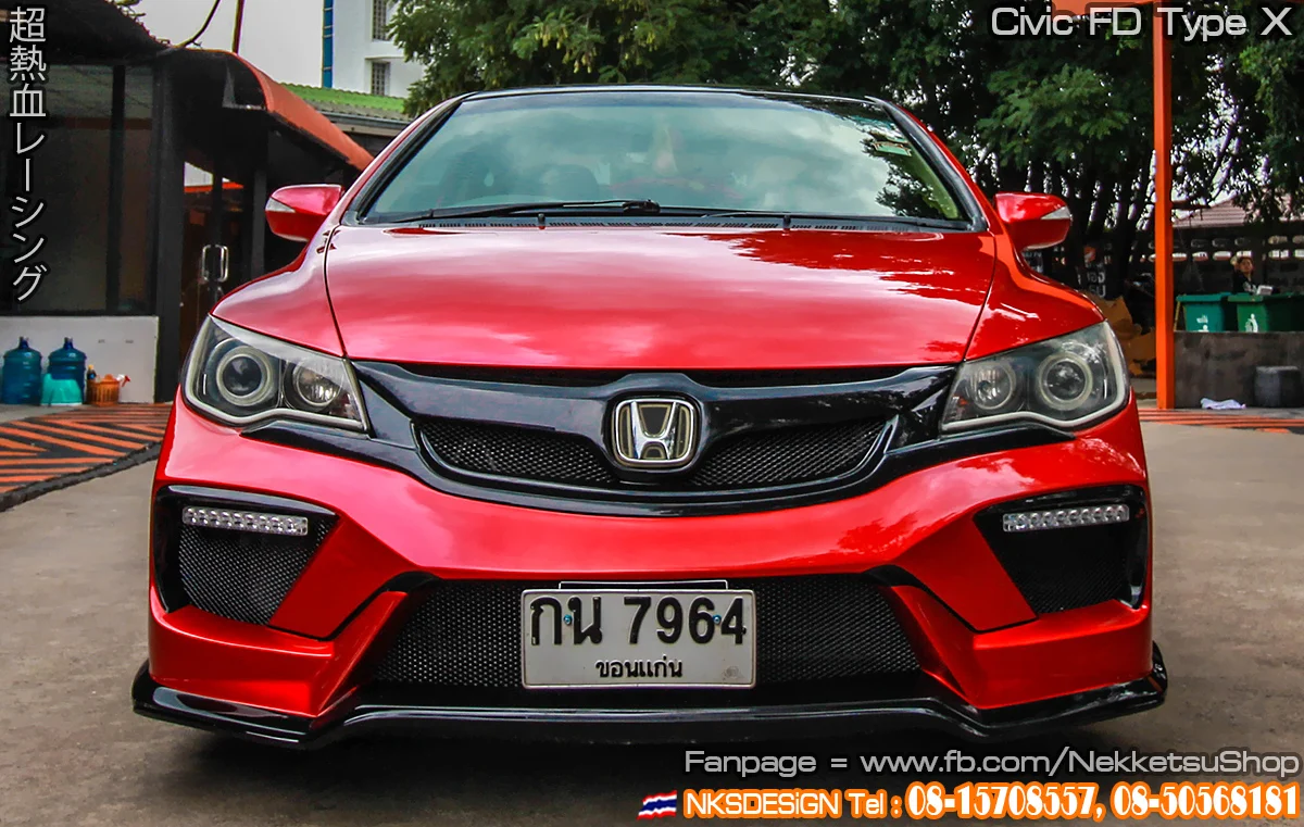 รูปชุดแต่ง ชุดแต่ง Honda Civic FD 06 11 Type X ธรรมดา ภาพที่ 20