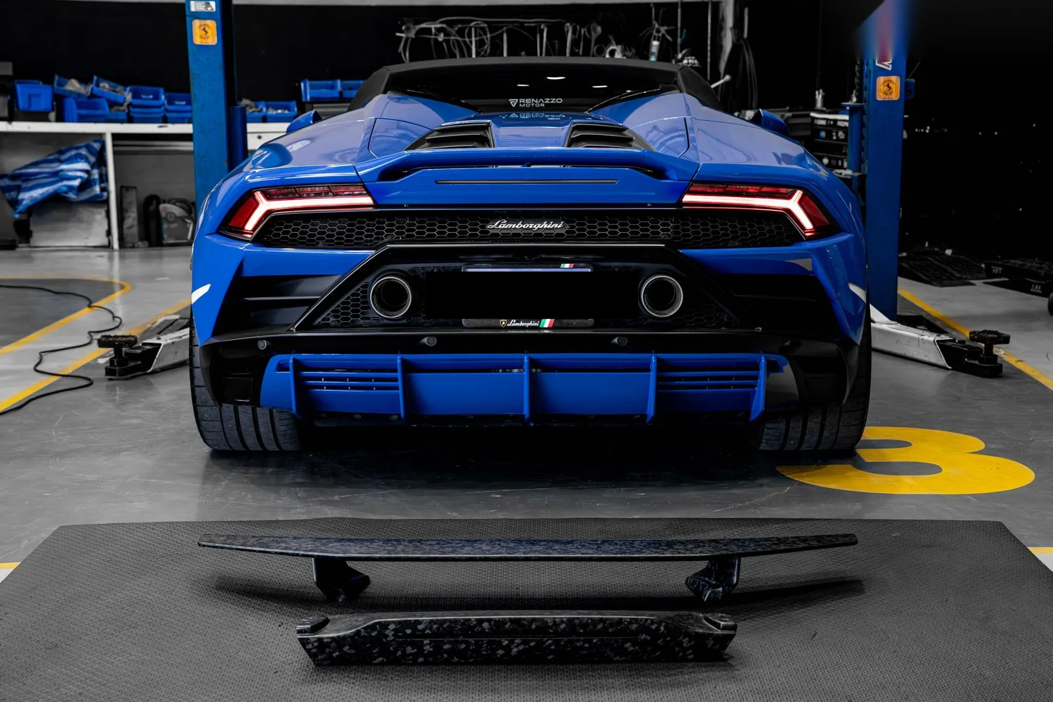 ชุดแต่ง LAMBORGHINI EVO Lamborghini Huracan EVO Spyder x คาร์บอน Wing Prodrive Shop ภาพ 10