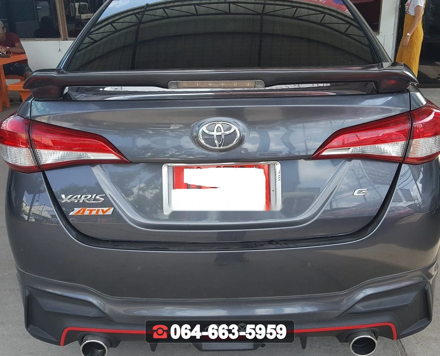 ชุดแต่ง TOYOTA YARIS ATIV สปอยเลอร์ ATIV ยกมีไฟ RiderM ภาพ 2
