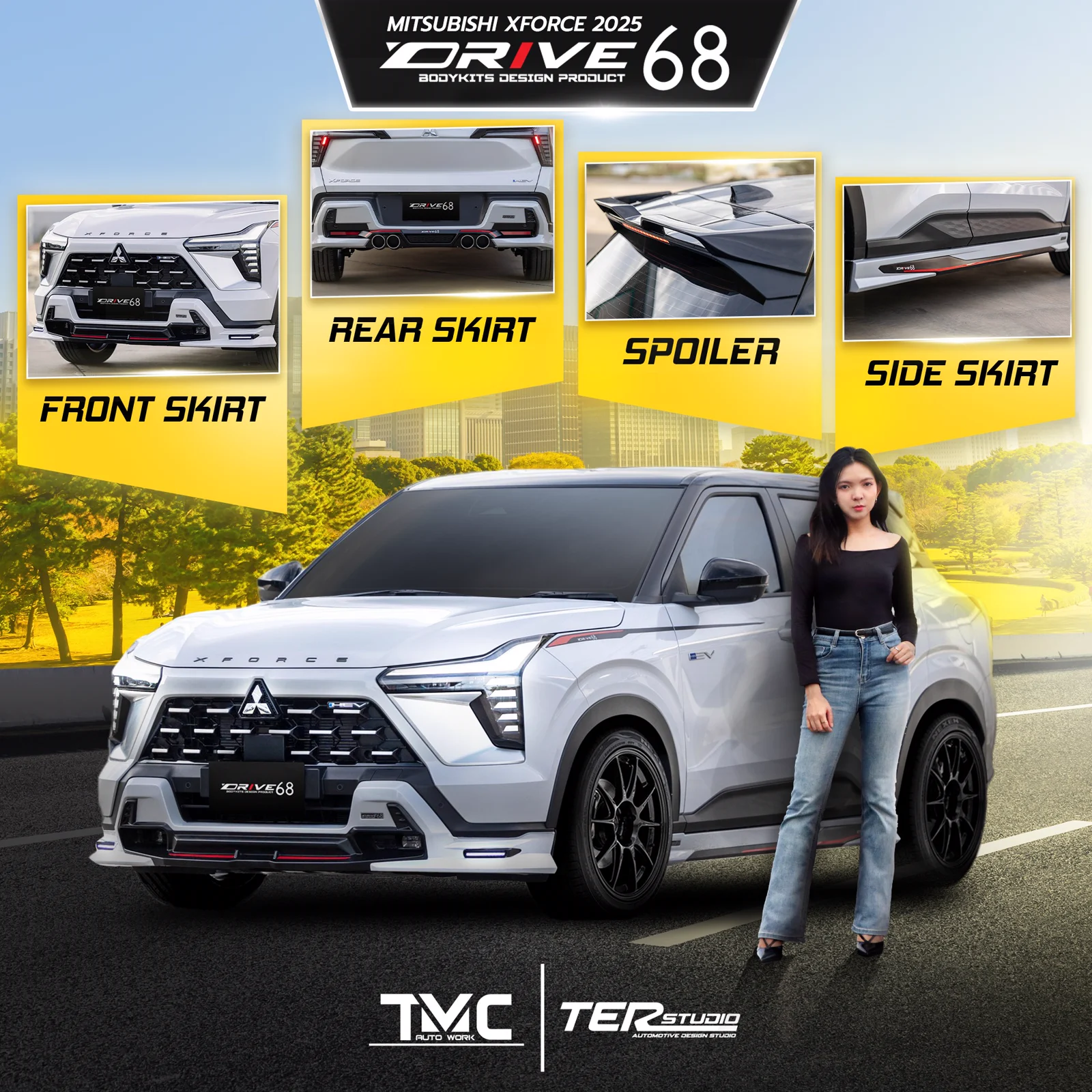 รูปชุดแต่ง ชุดแต่ง Mitsubishi 𝗫𝗙𝗢𝗥𝗖𝗘 ภาพที่ 20