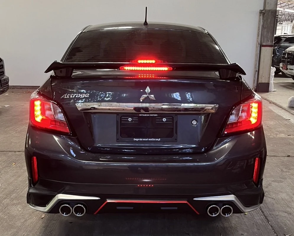ชุดแต่ง MITSUBISHI Attrage สปอยเลอร์ Attrage ยกมีไฟ RiderM ภาพ 2