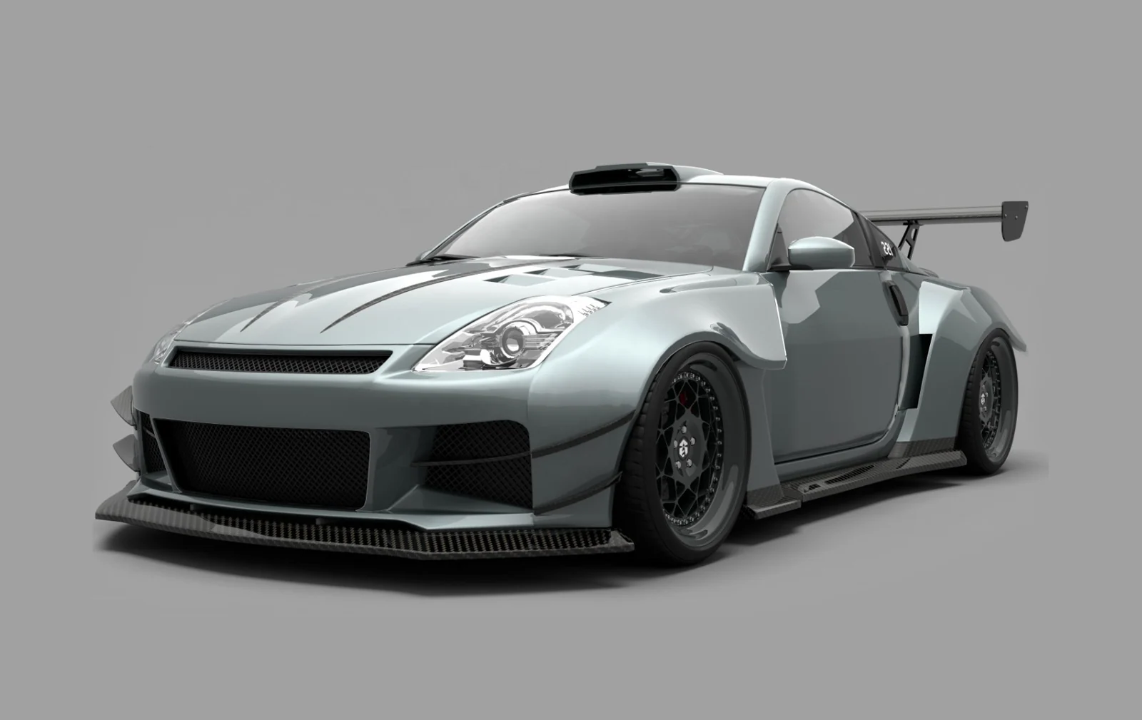 รูปชุดแต่ง ชุดแต่ง Nissan 350Z Wide Body 2021 ภาพที่ 2