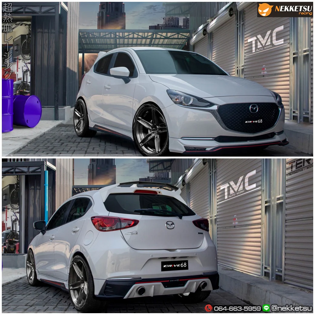 รูปชุดแต่ง ชุดแต่ง Mazda Mazda2 2020 2022 Drive 68 5 ประตู ภาพที่ 3