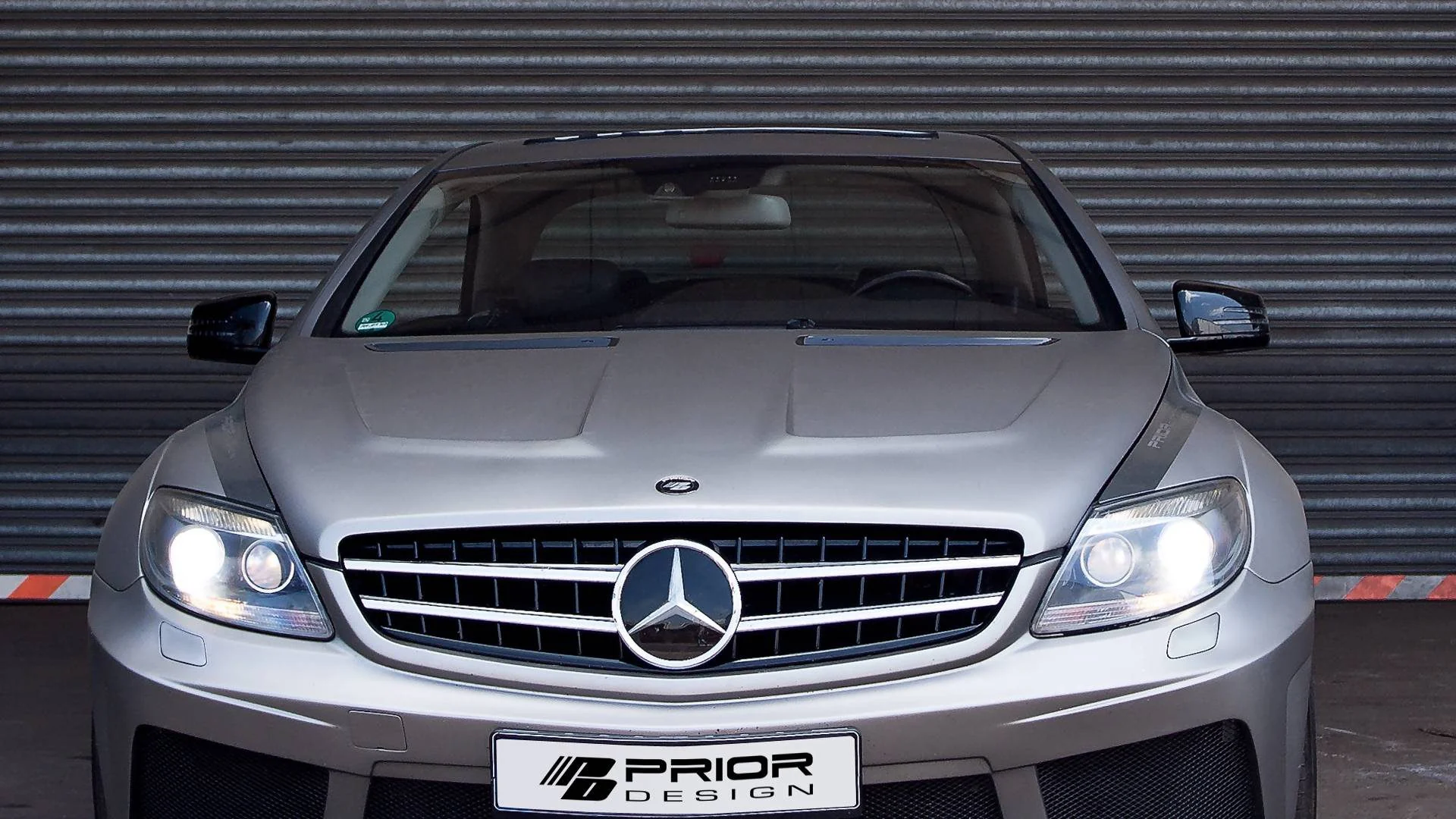 ฝากระโปรงหน้า Prior Design PD Black Edition V2 / V1 Bonnet for Mercedes CL C216 ภาพสินค้าที่เลือก
