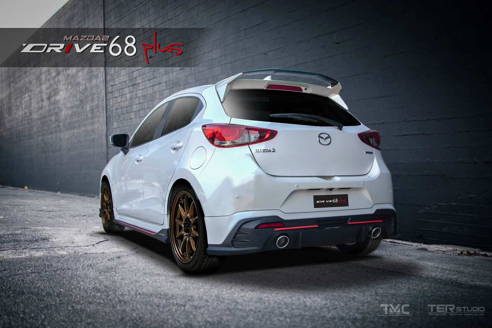 ชุดแต่ง Mazda Mazda2 2020 2022 Drive 68 Plus 5 ประตู