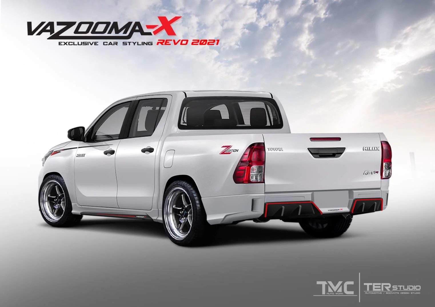 รูปชุดแต่ง ชุดแต่ง Toyota Hilux Revo 2020 2024 Vazooma X 2020 4 ประตู ภาพที่ 5