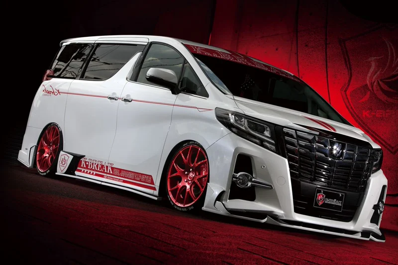 ลิ้นหรือสปอยเลอร์หน้า ATHLETE DEEP – ALPHARD AGH30 K-Break ภาพสินค้าที่เลือก