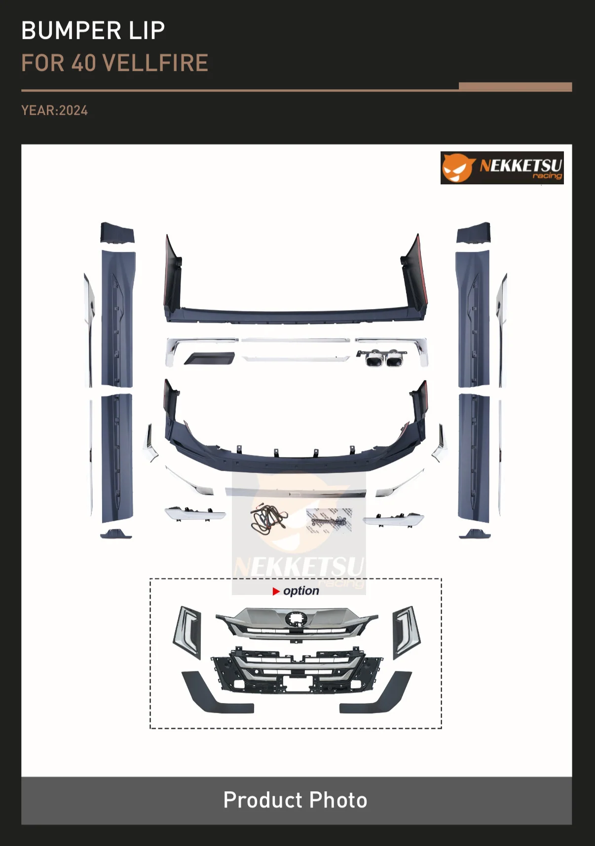 ชุดแต่ง Toyota Vellfire40 2023 2025 VIP Spots