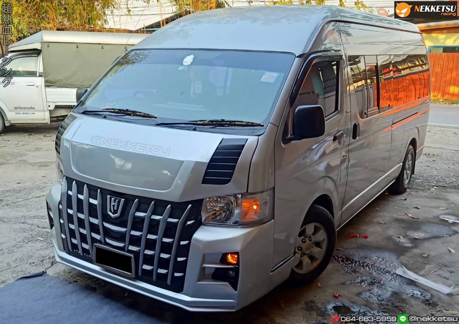 รูปชุดแต่ง ชุดแต่ง TOYOTA Commuter รถตู้ 2005 2018 Commuter หน้า Alphard TH ภาพที่ 5