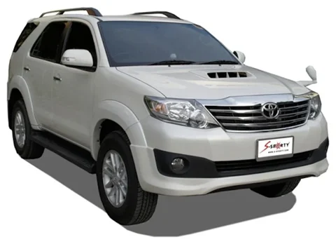 ชุดแต่ง FORTUNER 2011 ภาพรถเต็มคันมุมหน้าจากต้นทาง S-Sporty