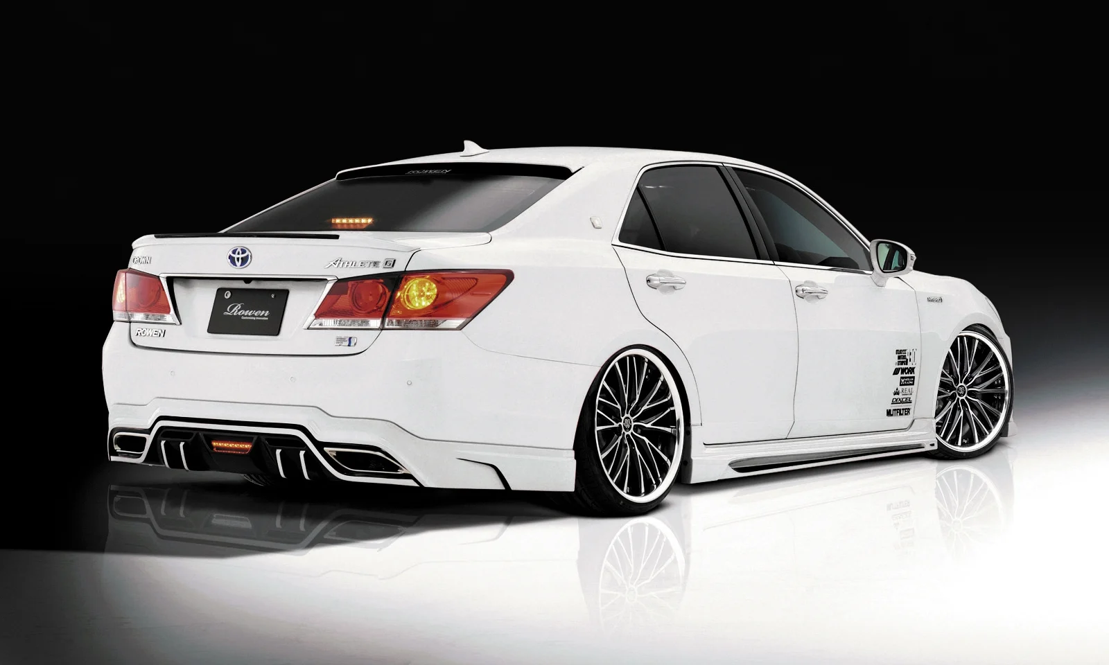 ชุดแต่ง TOYOTA 210 CROWN ATHLETE MODEL GRS210/GRS214/AWS210 2012.12~2015.09 Rowen Japan ภาพ 8