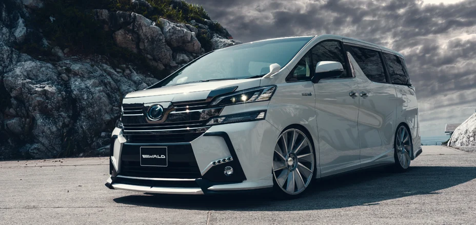 ชุดแต่ง TOYOTA VELLFIRE Z/ZA/ZR WALD Japan สปอร์ตไลน์ HALF TYPE ภาพ 19