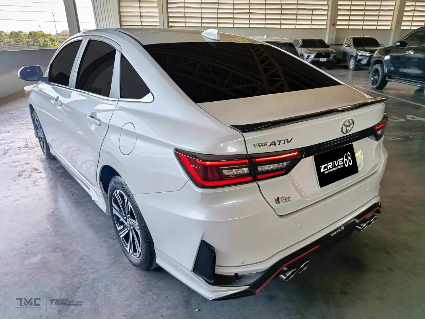 รูปชุดแต่ง ชุดแต่ง Toyota Yaris Ativ 24 26 Drive68 4ประตู Yaris Ativ Drive 68 ภาพที่ 9
