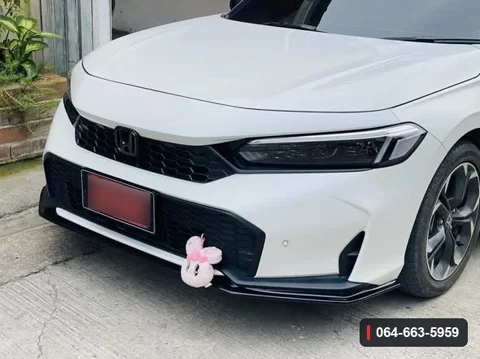 ภาพลิ้นต่อกันชนหน้า Honda Civic FE MC หลังติดตั้ง