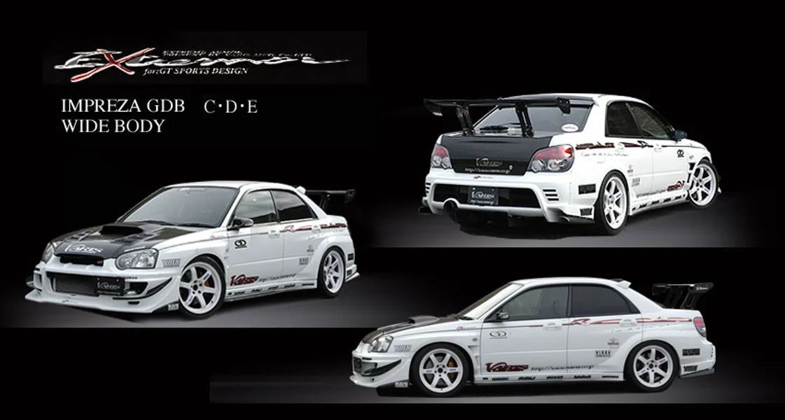 ชุดแต่ง Subaru Impreza GDB 2000 2007 2