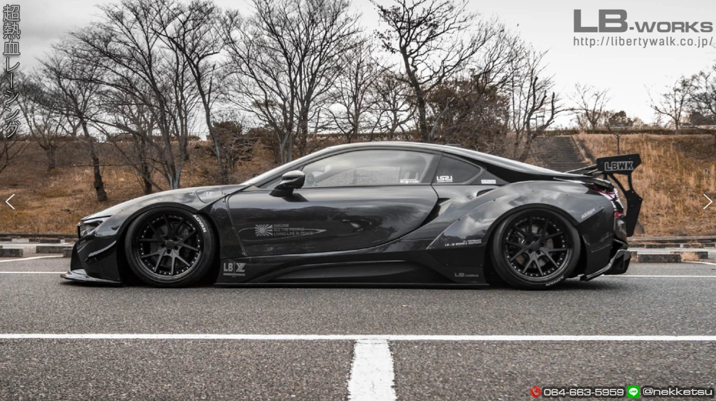 รูปชุดแต่ง ชุดแต่ง BMW i8 LB WORK ภาพที่ 5