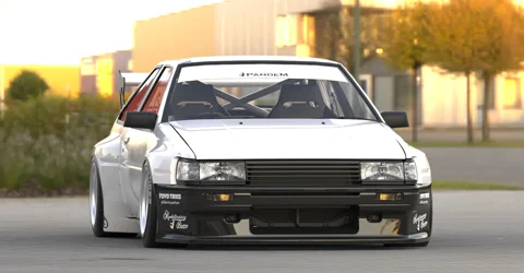 ชุดแต่งไวด์บอดี้ - V1.0 Toyota Corolla Levin AE86 + ปีกหลัง GT Wing Pandem ภาพสินค้า 1