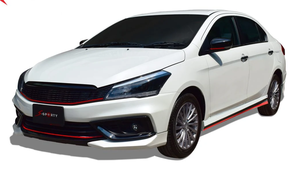 ชุดแต่ง CIAZ 2020 – SPORT 1 ภาพรถเต็มคันมุมหน้าจากต้นทาง S-Sporty