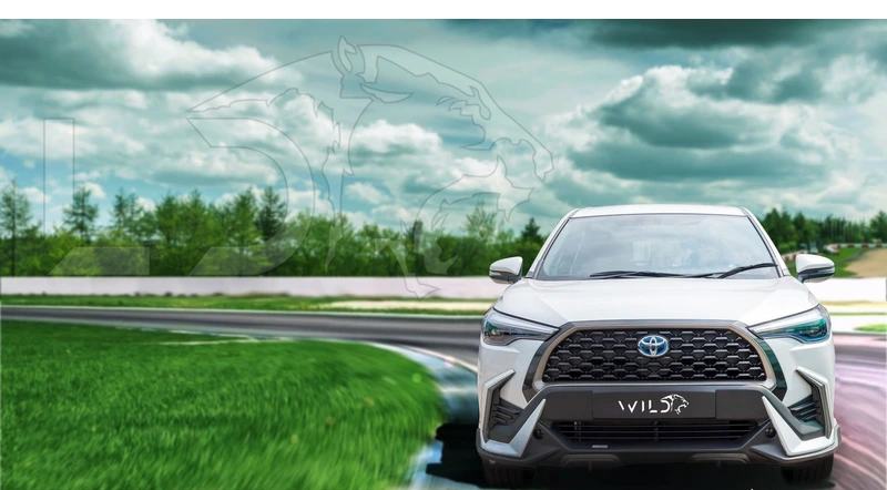 ชุดแต่ง TOYOTA COROLLA CROSS WILD V.2 มุมหน้า