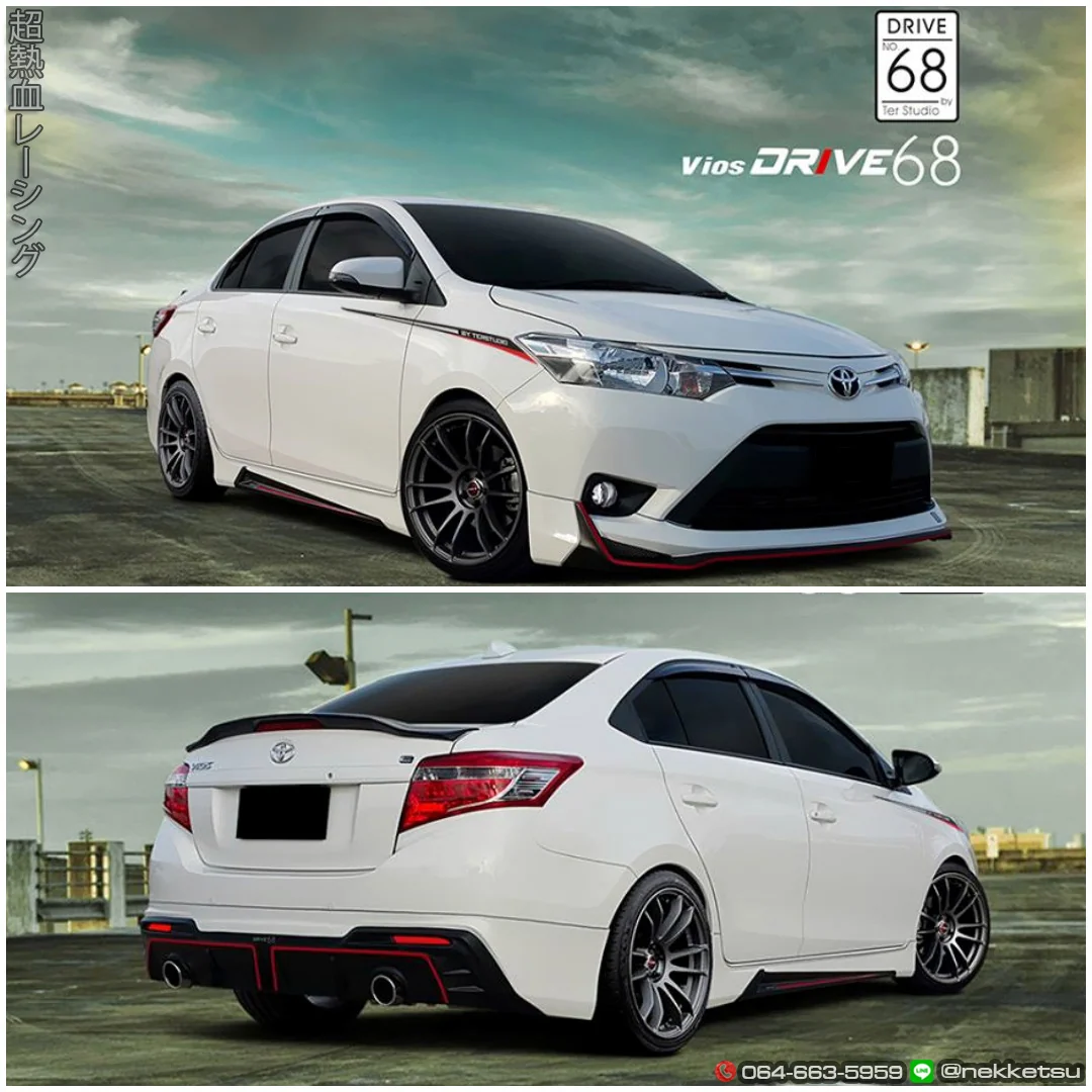 รูปชุดแต่ง ชุดแต่ง Toyota Vios 13 16 Drive68 ภาพที่ 5