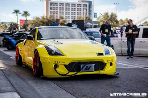 ชุดแต่งไวด์บอดี้ NISSAN 350Z Z33 V1.0 รวม Duck Wing Rocket Bunny Racing ภาพสินค้า 1