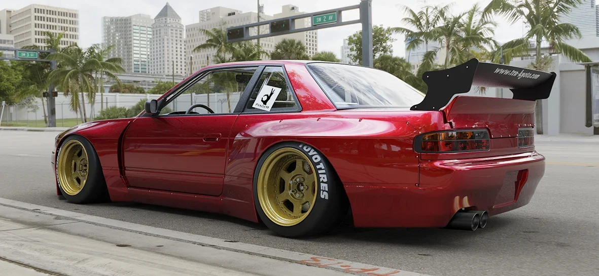 วิงสปอยเลอร์ท้าย Pandem NISSAN SILVIA S13 V3.0 ภาพสินค้าที่เลือก