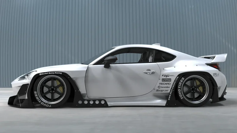 แก้มและโป่งล้อหลัง V1.0 Rear Fenders 85mm (only) - BRZ [ ZD-8 ] / GR86 Pandem ภาพสินค้าที่เลือก