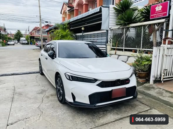 ภาพลิ้นต่อกันชนหน้า Honda Civic FE หลังติดตั้ง