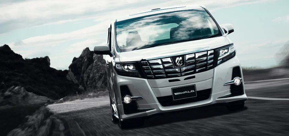 ชุดแต่ง TOYOTA ALPHARD S/SA/SR WALD Japan สปอร์ตไลน์ HALF TYPE ภาพ 9