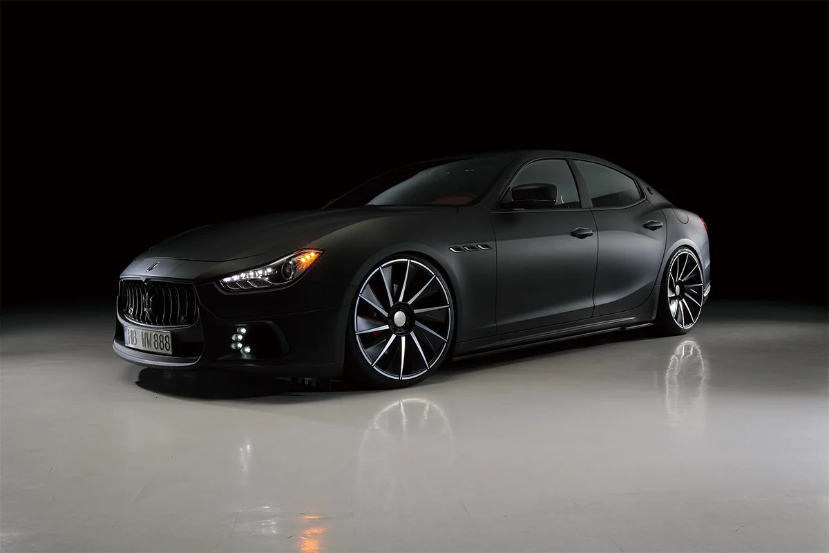 ชุดแต่ง MASERATI GHIBLI WALD Japan สปอร์ตไลน์ แบล็กไบซัน เอดิชัน ภาพ 4