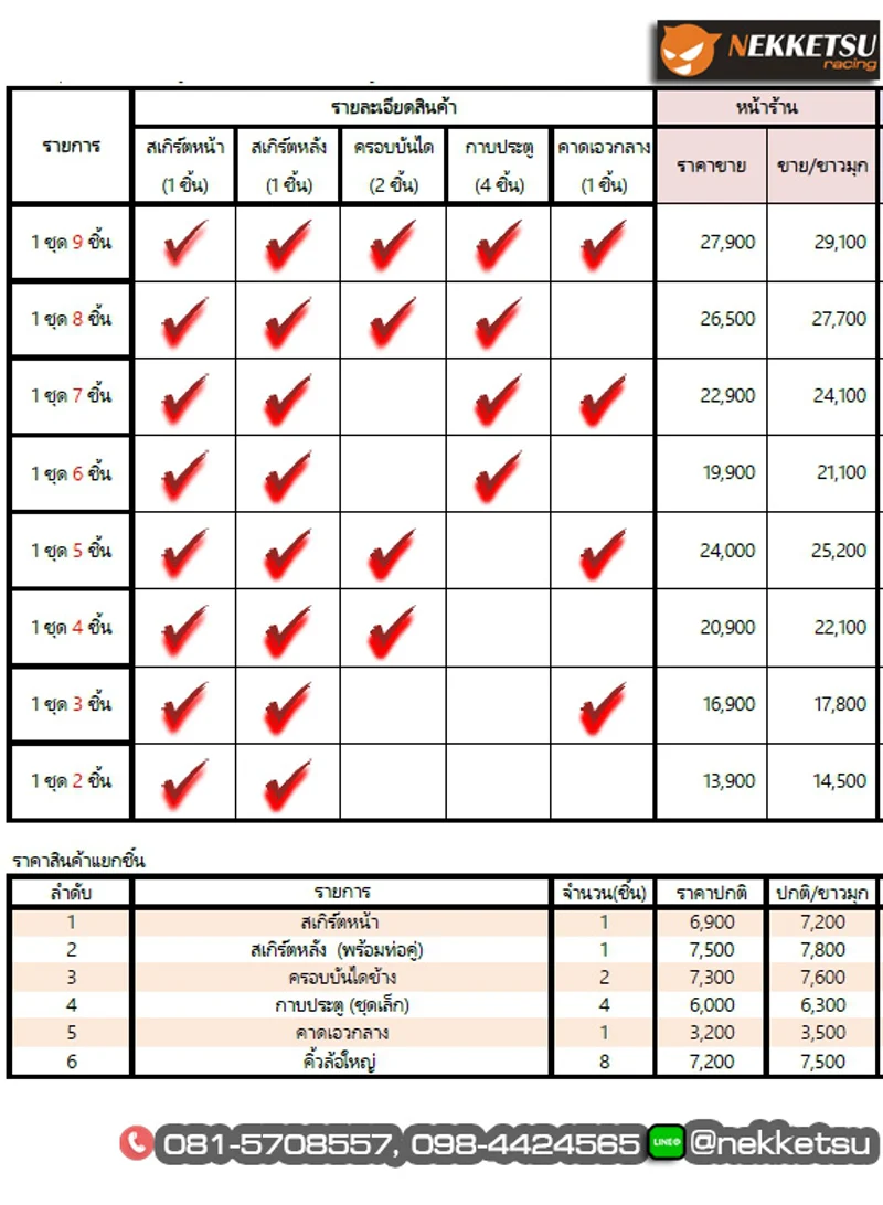 รูปชุดแต่ง ชุดแต่ง TOYOTA Fortuner 2015 2019 AMT FT45Bar ภาพที่ 1