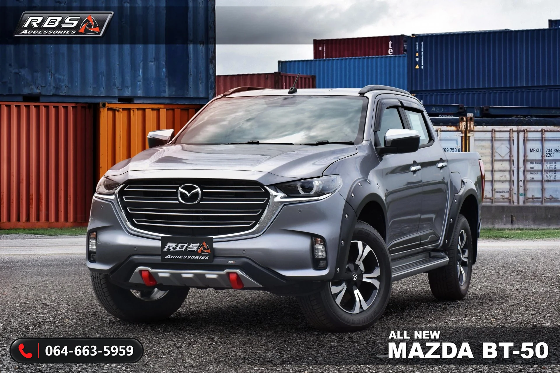 ชุดแต่ง MAZDA BT-50 2021 HI-RACER RBS ภาพ 3